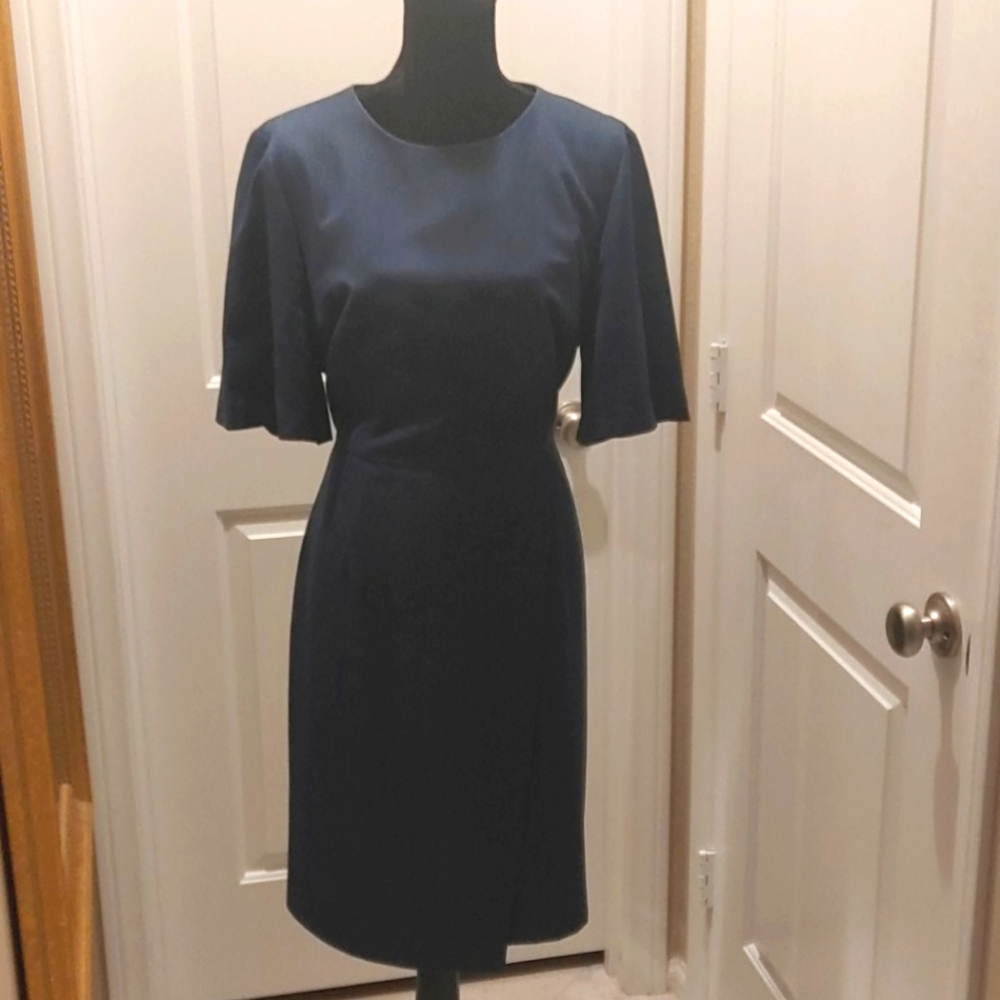 NWT Navy Stretch Denim Dress Sz 14